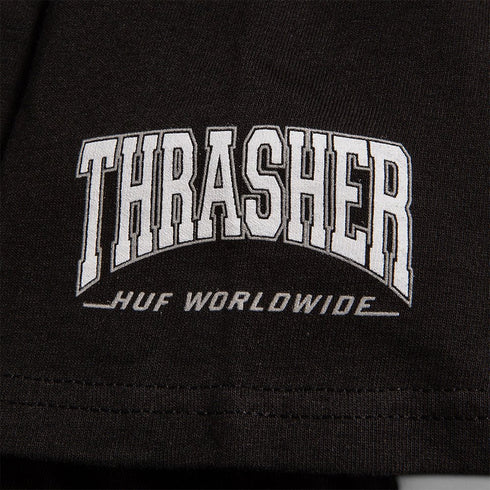Huf X Thrasher Sunnydale T-Shirt - Black - Streetart.fr
